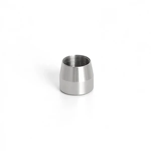 Anodized Aluminum Hollow Spacer Sleeve Tapered Locking Nut Bolt 8mm Lightweight Precision Assembly Standoff Through-Hole Design