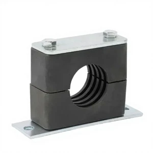 High Quality Light-Weight Single-Hole TC Nylon Pipe Clamp Oil Lighting Industry Fixing Clip Customizable Size Color Neutral