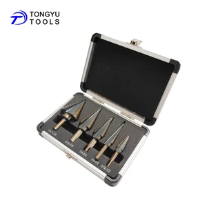 5Pcs HSS Step Drill Bit Set, 1/8