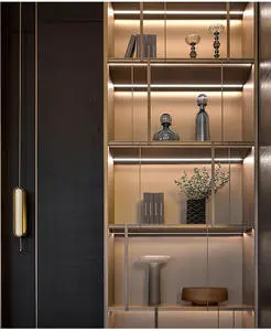 Custom Led V-type Cabinet Light Can Be Installed Smart Switch Cabinet Down Light Easy to Install Dc12v/24v