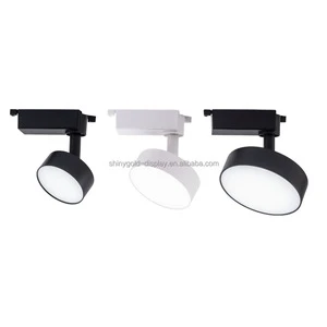 Commercial Indoor Track Light Ceiling Dimmable Rail Lighting 7W 12W 18W 24W Adjustable Track Spotlight