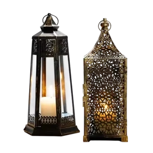 Stainless Steel Lantern With Glass Panels Durable Design For Home Decoration Indoor Outdoor Use Flameless Light Feature Lantern