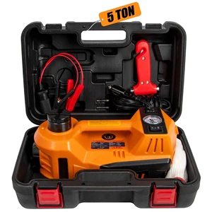 Electric Pneumatic & Hydraulic Car Jack 3 Ton Steel Construction 135mm Minimum Height