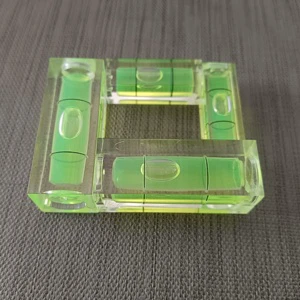 Hot Saling 15*15*40mm Square Spirit Level Bubble with +/-10MM Accuracy Indoor Manual Leveling Line Lasers