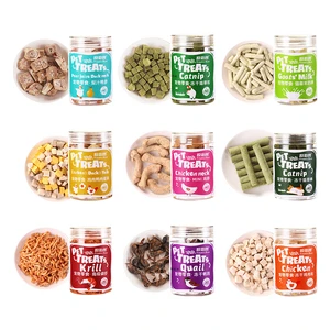 N4P Wholesale Hot Sale Freeze-Dried Fruit Pet Treats Natural Cat Snacks Nutritious Pet Grass Chew Sticks Pet Food Snacks