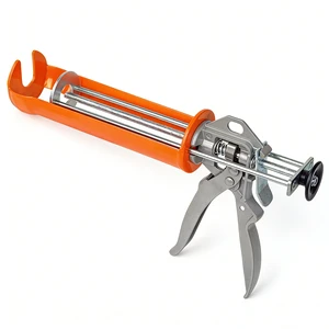Push Force 3000N Professional Manual Caulking Gun 380/410ml 3 Smooth Rods 18:1 Thrust Ratio Enclosed Frame DIY Industrial