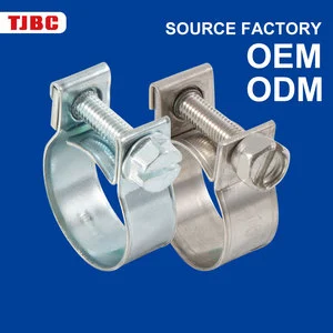 Mini Hose Clamp Stainless Steel Adjustable Small Pipe Clip for Tubing
