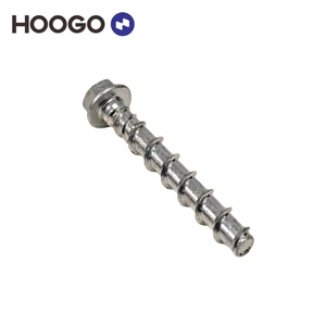 Manufacturer Supply 10.9 Grade Carbon Steel Concrete Screw Anchor for Equipment Fixing