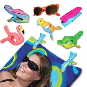Wholesale Custom Animal Lawn Chair Boca Big Beach Chair Towel Clips Beach Towel Clips