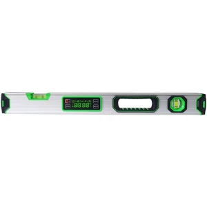 24 Inch Industrial LED Digital Magnetic Level Instrument with 2 Bubble Vials 1 Hand Grip Portable Aluminium Alloy Spirit Level