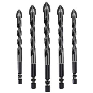 Multifunction Triangle Masonry Twist Drill Bit For Glass Ceramic Porcelain Tile Concrete Brick Wall Wood