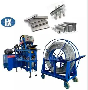 24 / 6 Clerical Staple Manufacturing Machine U-shaped Code Nail Machine Production Line Line Staple Nail Making Machine