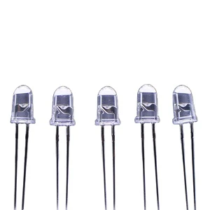 Juhong Super Flux LED F3 F5 Near-Infrared 3mm 5mm Dip LED IR with 700nm-780nm Wavelength Light Emitting 5-Year Warranty CRI 90