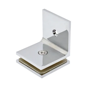 GUIDA H5601 H560101 90 Degree Direct Sales Good Price Brass Shower Door Glass Clamps Glass Clips
