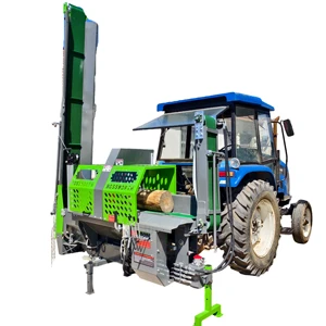 Electric Hydraulic Wood Splitting Machine Fire Wood Processor Firewood Processor Pto Chain Saw 480mm Wood Cutting Machine