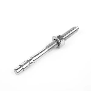 Stainless Steel Expansion Concrete Wedge Anchor Through Bolt for Construction 150 Lbs Capacity