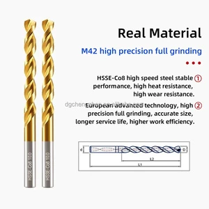 OEM High-Performance HSS Steel CNC Twist Drill Bits Energy-Saving Silver Green Reduced Shank Hex Black Oxide Cobalt Drill Bit