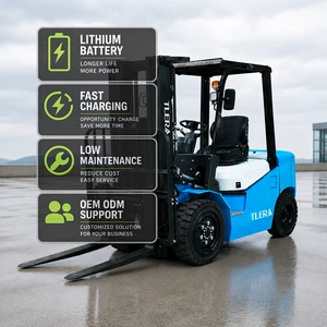 Hot Sale 2 Ton 2.5 Ton 3 Ton Lithium Battery Hydraulic Lift Truck With Full Free Mast Electric Forklift