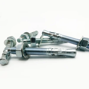 High-Strength Carbon Steel Galvanized Wedge Anchor for Concrete Construction