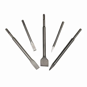High Quality 5pcs 40Cr Hammer Drill Chisel Impact Scaling Bit for Tile Masonry Concrete & Brick-for Impact Chisels & Punches