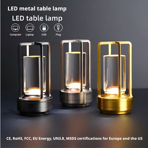 Brand New Night Light Cordless Modern Desk Lights Rechargeable Battery Table Lamp with Touch Control and Adjustable Colors