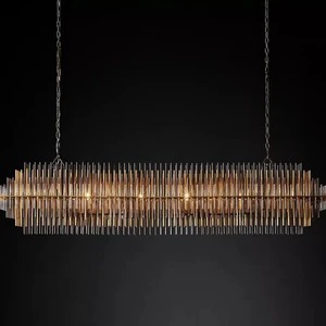Art Butterfly Chandelier Custom Branch Leaf Hotel Lobby Hall Special Gold Crystal Tree Branch Leaves Brass Glass Pendant Light