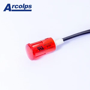High Quality Plastic Indicator Light Compact and Exquisite in Red Green Amber Clear Blue Colors