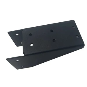 Bracket Fence Post Base Mount Concrete Deck Post Anchor Powder Coated Galvanized Steel Railing Base Eco-Friendly Customizable