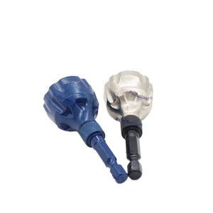 Steel External Chamfer Drill Bits Deburring Tool Tungsten Carbide Tip Hex Shank for Bolt Thread Repair Cordless Electric 3-Year
