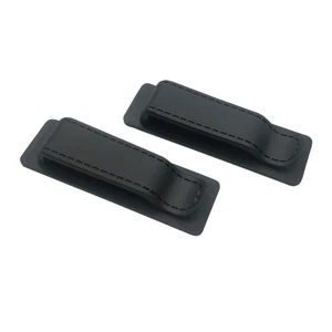 Degradable Material High Quality Best Price Wholesale Large Plastic Wallet Clip Black Fancy Wallet Clip Wheat Straw Material