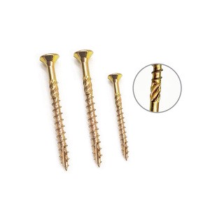Customizable Wood Chipboard Screws Assortment Kit Self Tapping Zinc Plated Screws M3 M4 Thread Wood Drywall Furniture Cabinets
