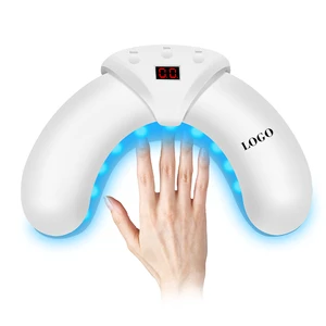 2025 Portable Nail Lamp Professional Nail Fungus Cleaning Fungus Lamp U-shaped Fast Drying Gel Polish Uv Nails Lamp