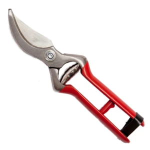 FORBICI DA VIGNA CHIUSURA IN CUOIO MANICO PLASTIFICATO cm. 21