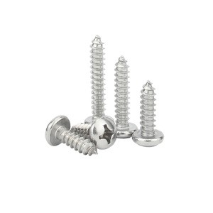 Stock M2 Metric Self Tapping Screws Manufacturer High Strength Stainless Steel 304 Self Drilling Screw Not Easy Rust Heavy Duty