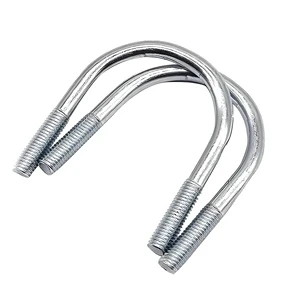 Galvanized U Bolt, Carbon Steel U-bolt for Pipe Clamp & Truck Suspension