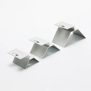 Trapezoidal Aluminum Clamp Solar Roof Mounting Seam Clamp Extruded Aluminium T Type Bracket For Trapezoidal Metal Roof