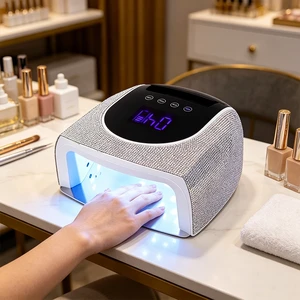 Professional 96W Diamond Nail Lamp 42pcs UV LED Beads for Home Use Nail Dryer for Salon Use Made of Durable Plastic