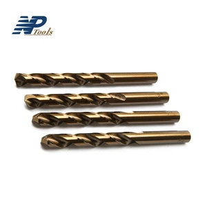 Naipu HSS Co 8% M42 Amber Twist Drill Bit DIN 338 Standard For Stainless Steel And Cast Iron