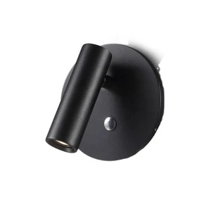 Modern High Quality 3W Anodized Black Aluminum Wall-Mounted Lamp LED Reading Light for Reading Room AC Powered High CRI 80