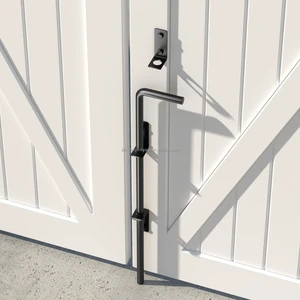 24 Inch Heavy Duty Carbon Steel Cane Bolt Gate Drop Rod Bolt For Wood Vinyl Fences, US Warehouse