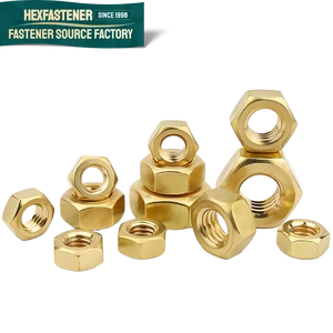 ANSI/ASME B18.2.2 Brass H62 Hex Nut Hexagon Nuts 1/4-20 5/16-18 9/16-12 7/8-9 3/4-10 1-8 1-14 1-1/2-6 1-1/4-7 Brass H62 Hex Nut
