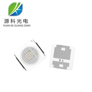 Yuanke Factory Supply High-Power 3535 Ultraviolet 1W Sterilization & Curing LED Bead Nail Lamp with Wire Cable