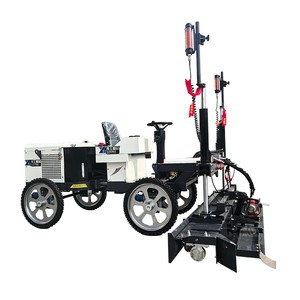 Industrial Concrete Laser Screed Machine 3M Width 2000㎡/H High Efficiency Concrete Leveling Equipment