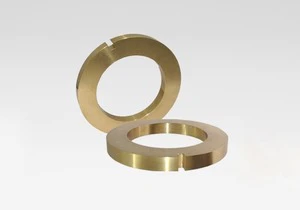 Self Lubricating Bronze Thread Bushing 30mm Shaft 20mm Length High Load Oilless Metal Sleeve For Construction Machinery