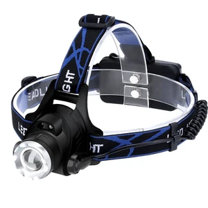 Led Headlamp Zoomable Headlight Waterproof Head Torch Flashlight