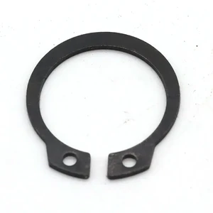 Black Manganese Steel Retaining Ring C-type Circlip Snap Ring for Shaft Bearing Retention GB894 3mm-40mm