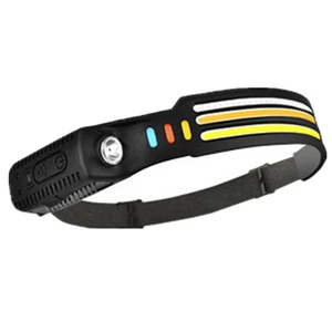 Wholesale Powerful Waterproof Emergency Full-Cob Faros Medium-Xpe Induction Cob Lamparas De Cabeza Rechargeable Led Headlamp