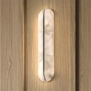 Alabaster Wall Sconces LED Wall Lights for Bedroom Indoor Vanity Lighting Fixtures Bedside Wall Lamps for Living Room Hallway