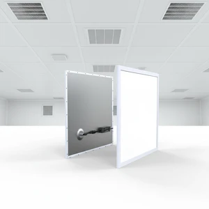 IP65 Recessed Square Shape 40W SMD2835 LED Slim Panel Light 600x600mm European Design for Hospital Use Waterproof Dimmable