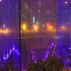 Sparkle Flash Point Fiber Optic Light Cable LED Fiber Optic Sensory Light Curtain Waterfall Light